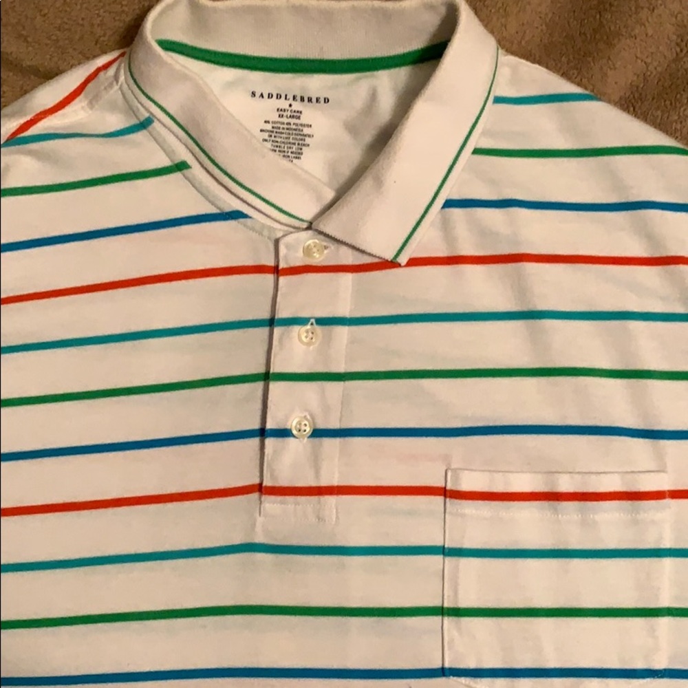 XXL Saddlebred Short Sleeve Collared Polo
